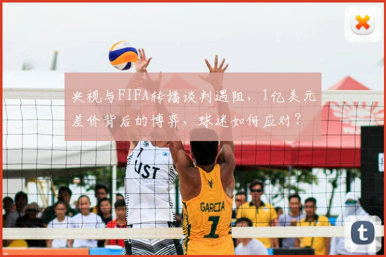 央视与FIFA转播谈判遇阻,1亿美元差价背后的博弈,球迷如何应对?