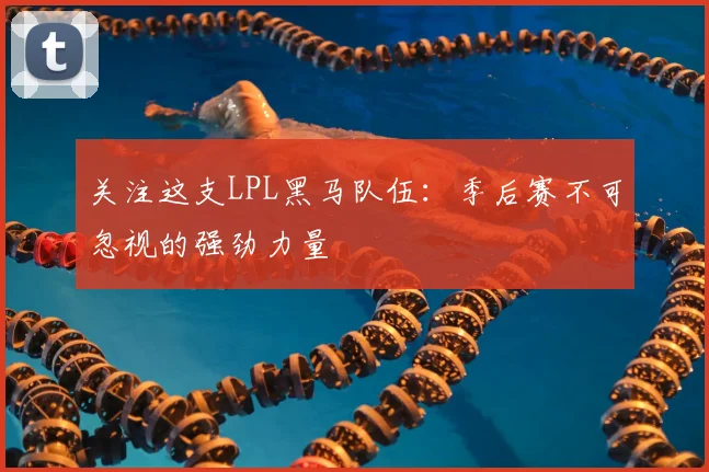 关注这支LPL黑马队伍：季后赛不可忽视的强劲力量
